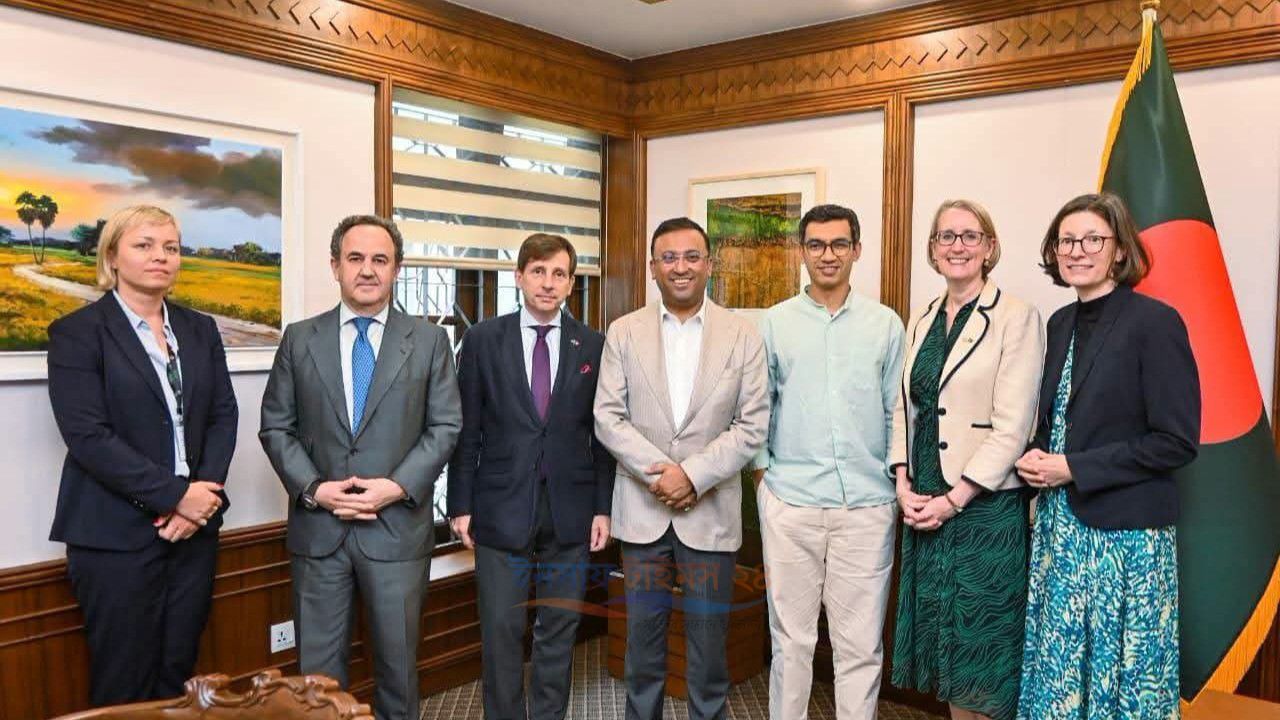 প্রধানমন্ত্রীর পররাষ্ট্র উপদেষ্টার সঙ্গে পাঁচ ইউরোপীয় কূটনীতিকের বৈঠক