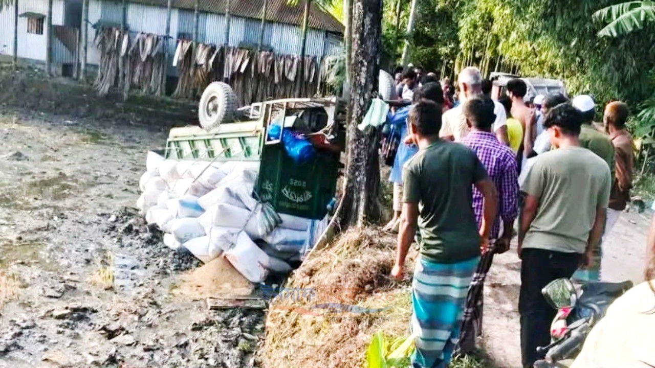 কুড়িগ্রামের ভূরুঙ্গামারীতে সড়ক দুর্ঘটনায় নসিমন চালক নিহত