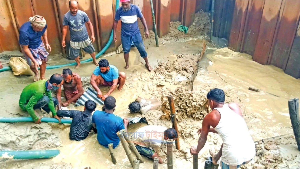 কটিয়াদীতে ব্রহ্মপুত্রের তলদেশে পাইপলাইন কেটে গ্যাস চুরির চেষ্টা: জনমনে আতঙ্ক