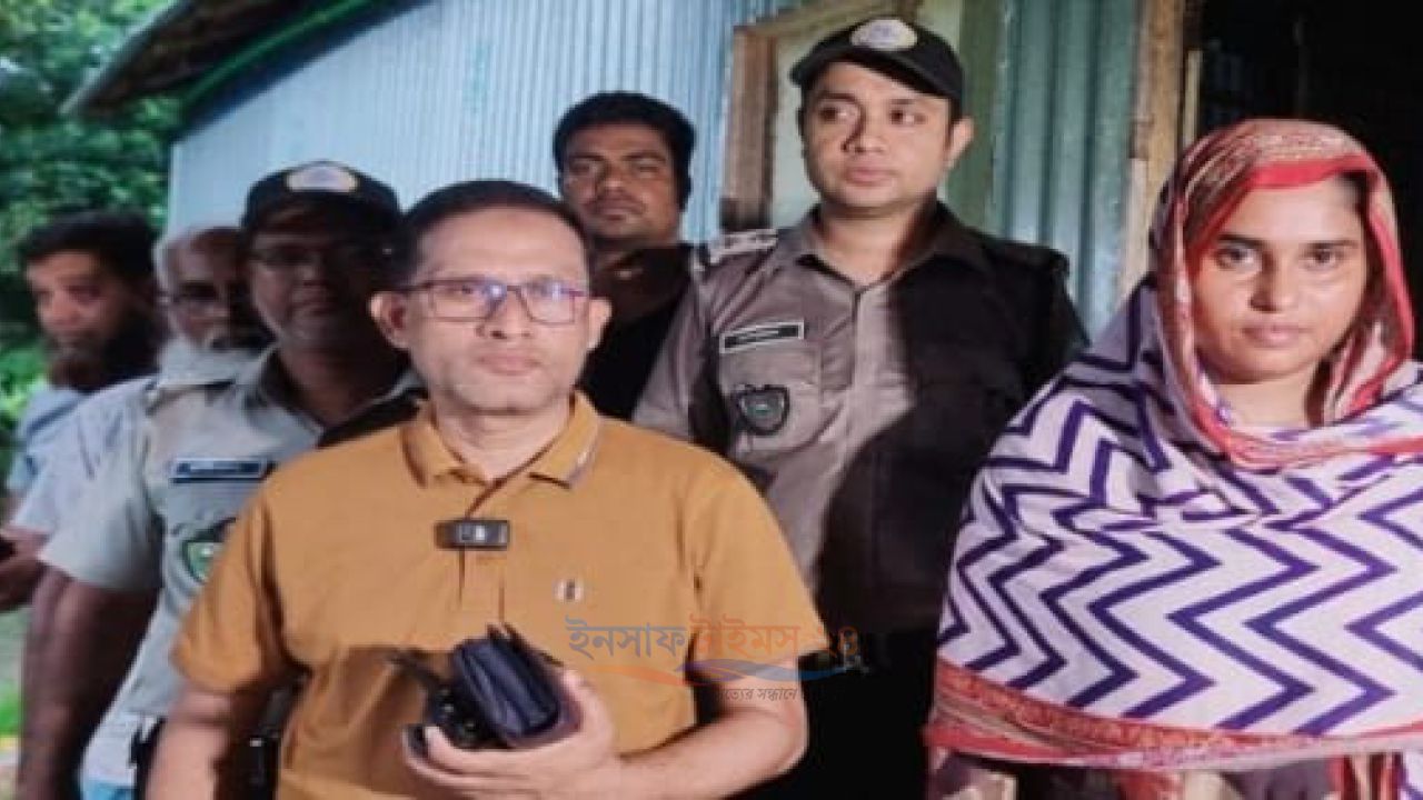 চাঁদপুরে মাটিতে পুতে রাখা  ১১ কেজি গাঁজা সহ নারী মাদক ব্যবসায়ী আটক