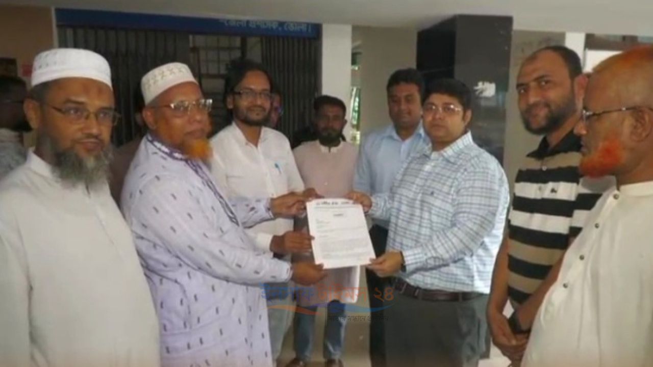 ভোলায় গ্যাস-বিদ্যুৎ সংকট নিরসনসহ পাঁচ দফা দাবিতে স্মারকলিপি প্রদান