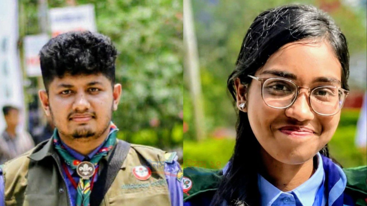 নোবিপ্রবি রোভার স্কাউট গ্রুপের সিনিয়র রোভার মেট নির্বাচিত ইউসুফ, গার্লস ইন সিনিয়র রোভার মেট ইন্না