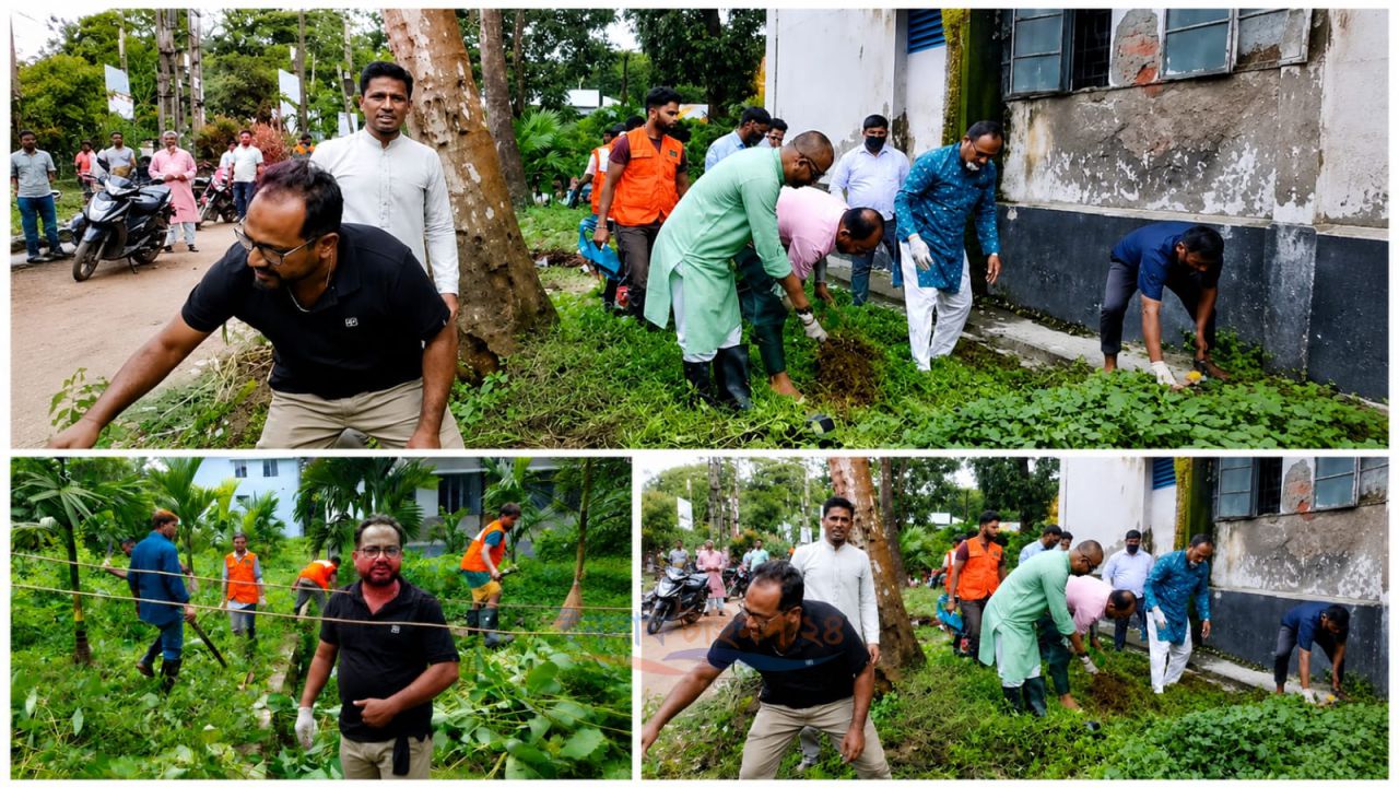 মনপুরা স্বাস্থ্য কমপ্লেক্সে যুবদলের পরিচ্ছন্নতা অভিযান, বাসযোগ্য উপজেলা গড়ার প্রত্যয়