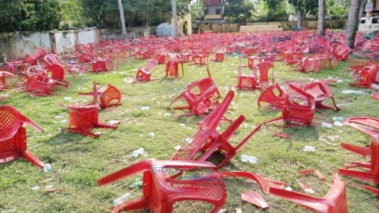 রাজশাহীতে বিএনপির প্রতিষ্ঠাবার্ষিকীর অনুষ্ঠানে বক্তব্য না দেওয়ায় চেয়ার ছোড়াছুড়ি