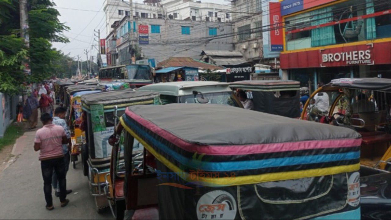 যেসব কারণে যশোর শহরে যানজট