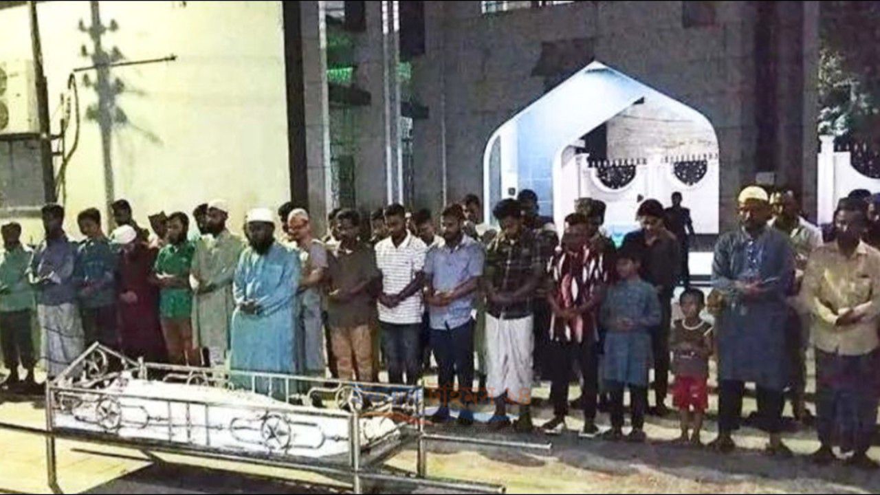পুলিশি নিরাপত্তায় ইসলামী রীতিতে বিল্লাল ওরফে শুভর দাফন