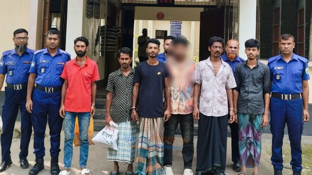 সারিয়াকান্দিতে পুলিশের অভিযানে ৬ জন আটক, একজনের ১৫ দিনের সাজা