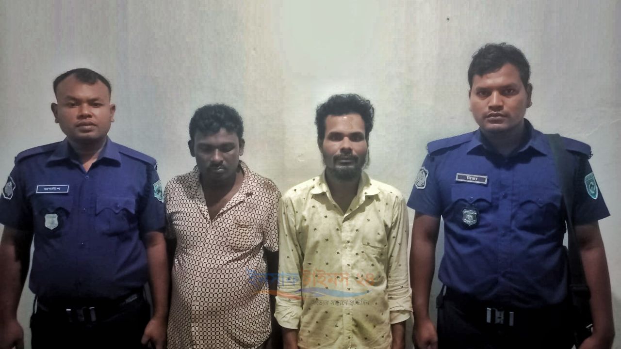 পঞ্চগড়ের আটোয়ারীতে পুলিশের অভিযানে মাদক মামলার এজাহারভূক্ত দুই আসামি গ্রেপ্তার