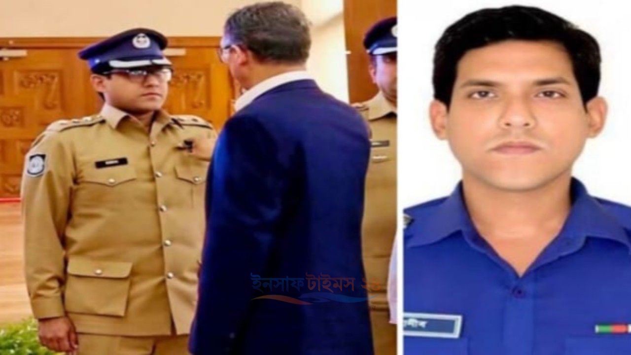 পিএম পদকে ভূষিত হলেন মতলব সার্কেলের  এএসপি  জাবীর হুসাইন সানীব