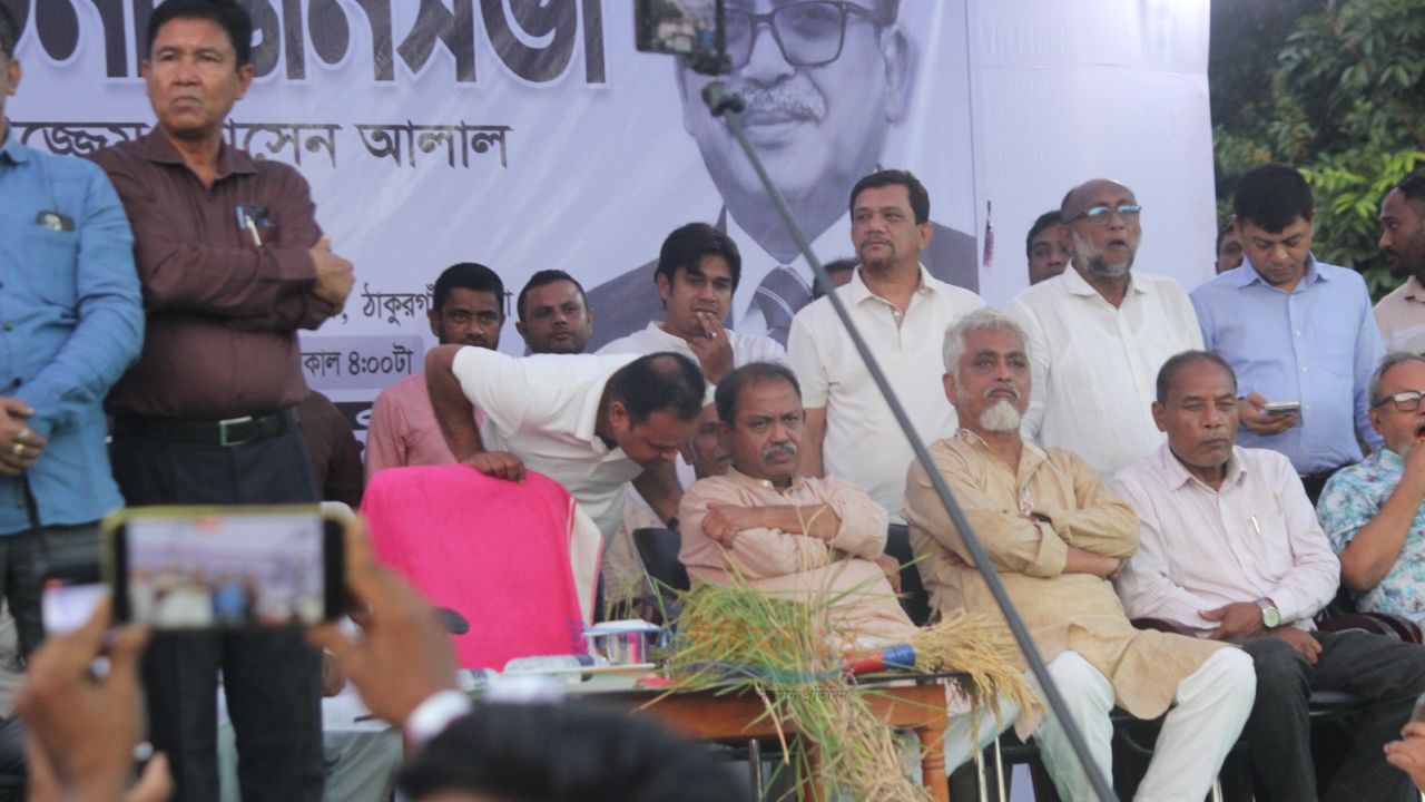ঠাকুরগাঁও-১ আসনের উপনির্বাচনে শেষ দিনে প্রার্থীদের প্রচারণা ও সমাবেশ